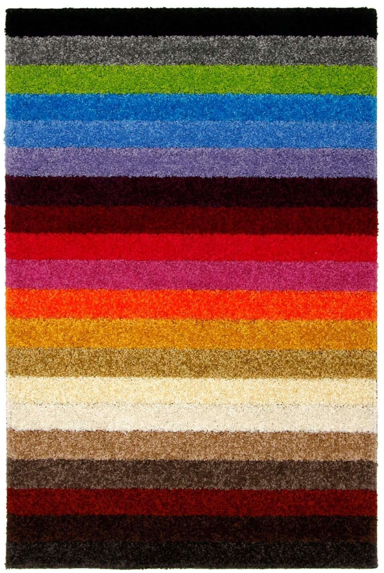 Alya Striped Multicolour Rugs | 117M - Bargainia.com - 5060676061182 - LIN001007