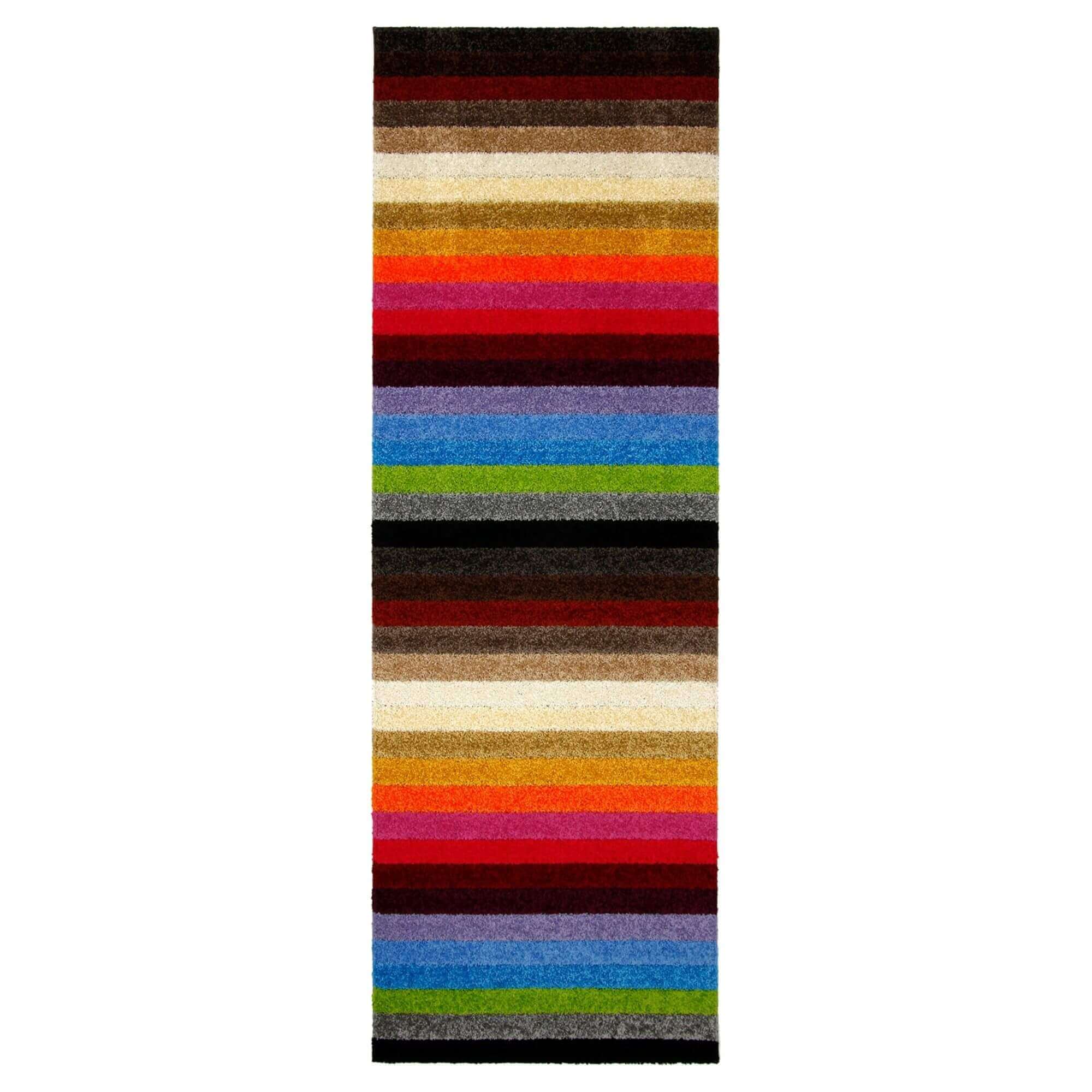 Alya Striped Multicolour Rugs | 117M - Bargainia.com - 5060676068129 - LIN002007
