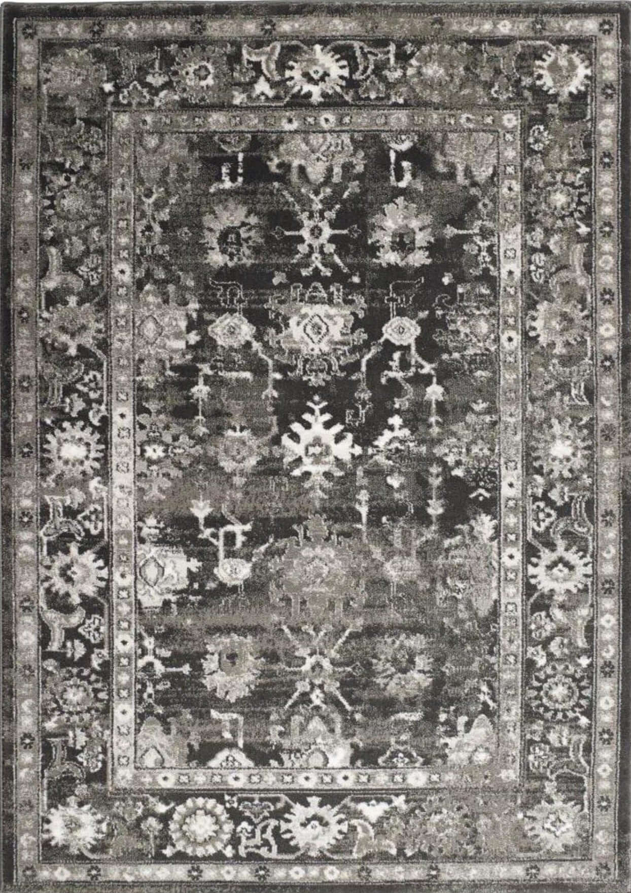 Anatolia Dark Grey Vintage Rug - Bargainia.com - 5026134529021 - ANTOLA_DRKGRY_080X150