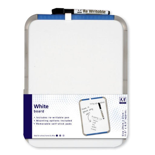 A4 White Board & Marker Pen-5012128264078-Bargainia.com