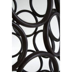Antalya Black Round Side Table with Glass Top - Bargainia.com - 5018705791968