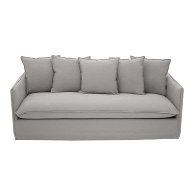 Antibes 3 Seater Grey Sofa - Bargainia.com - 