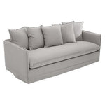Antibes 3 Seater Grey Sofa - Bargainia.com - 