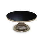 Anzio Coffee Table with Silver Base - Bargainia.com - 5018705475370