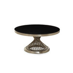 Anzio Coffee Table with Silver Base - Bargainia.com - 5018705475370