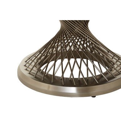 Anzio Coffee Table with Silver Base - Bargainia.com - 5018705475370