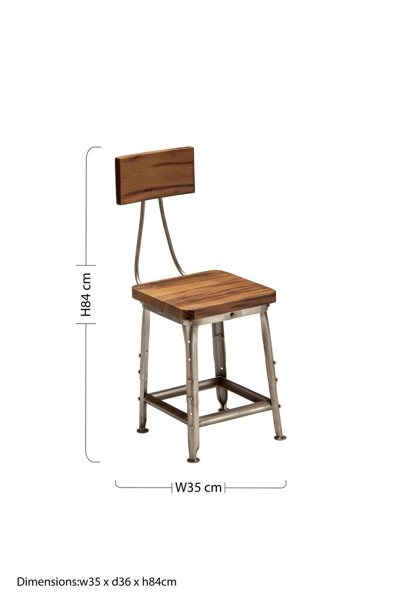 Apex Industrial Dining Chair - Bargainia.com - 5018705332178