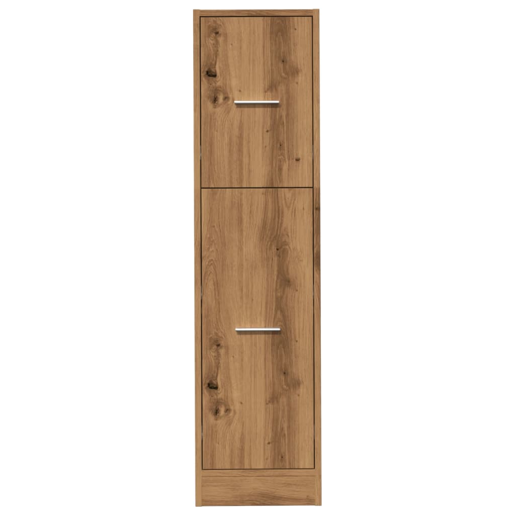 Apothecary Cabinet Artisian Oak 30x41x118 cm Engineered Wood - Bargainia.com - 8721158399663 - 855168