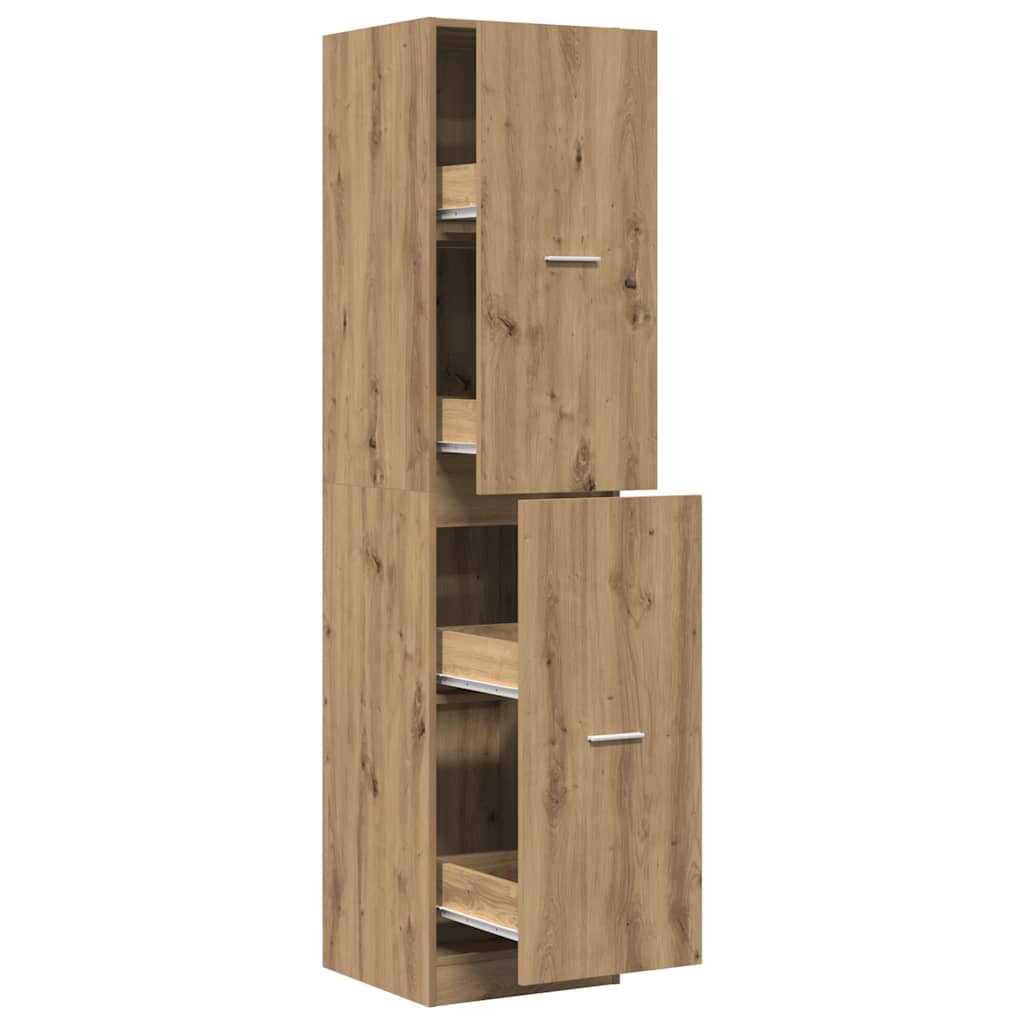 Apothecary Cabinet Artisian Oak 40x41x174.5 cm Engineered Wood - Bargainia.com - 8721158406088 - 3309653