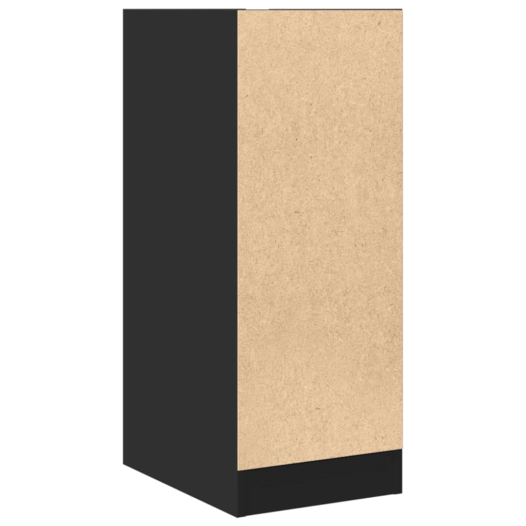 Apothecary Cabinet Black 30x41x77.5 cm Engineered Wood - Bargainia.com - 8721158399502 - 855152