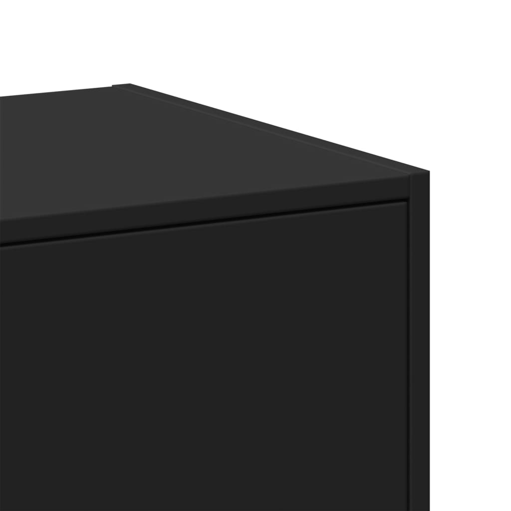 Apothecary Cabinet Black 30x41x77.5 cm Engineered Wood - Bargainia.com - 8721158399502 - 855152