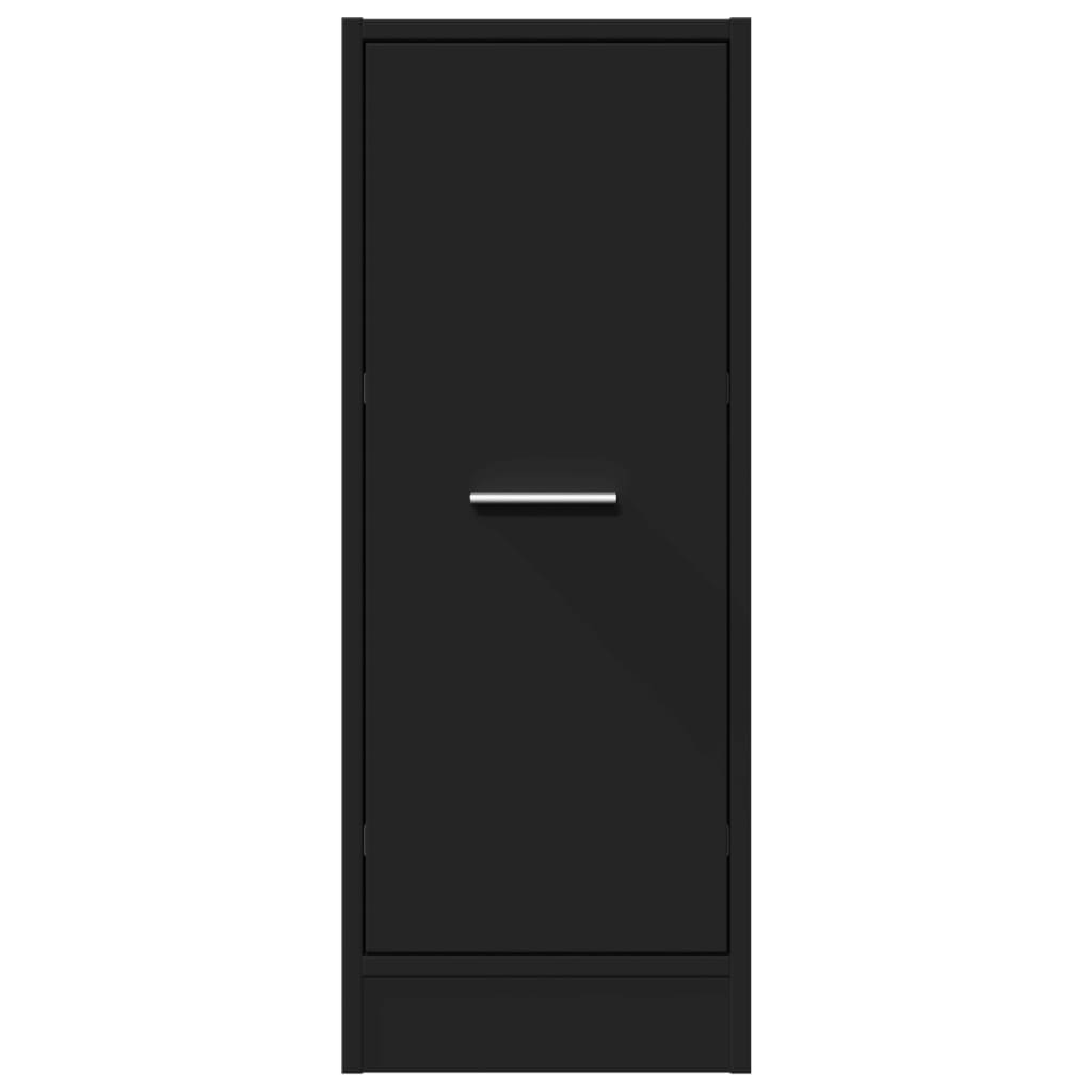 Apothecary Cabinet Black 30x41x77.5 cm Engineered Wood - Bargainia.com - 8721158399502 - 855152
