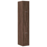Apothecary Cabinet Brown Oak 30x41x174.5 cm Engineered Wood - Bargainia.com - 
