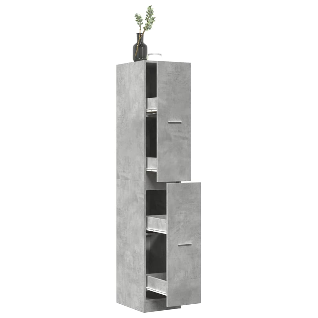 Apothecary Cabinet Concrete Grey 30x41x174.5 cm Engineered Wood - Bargainia.com - 8721158405852 - 3309630