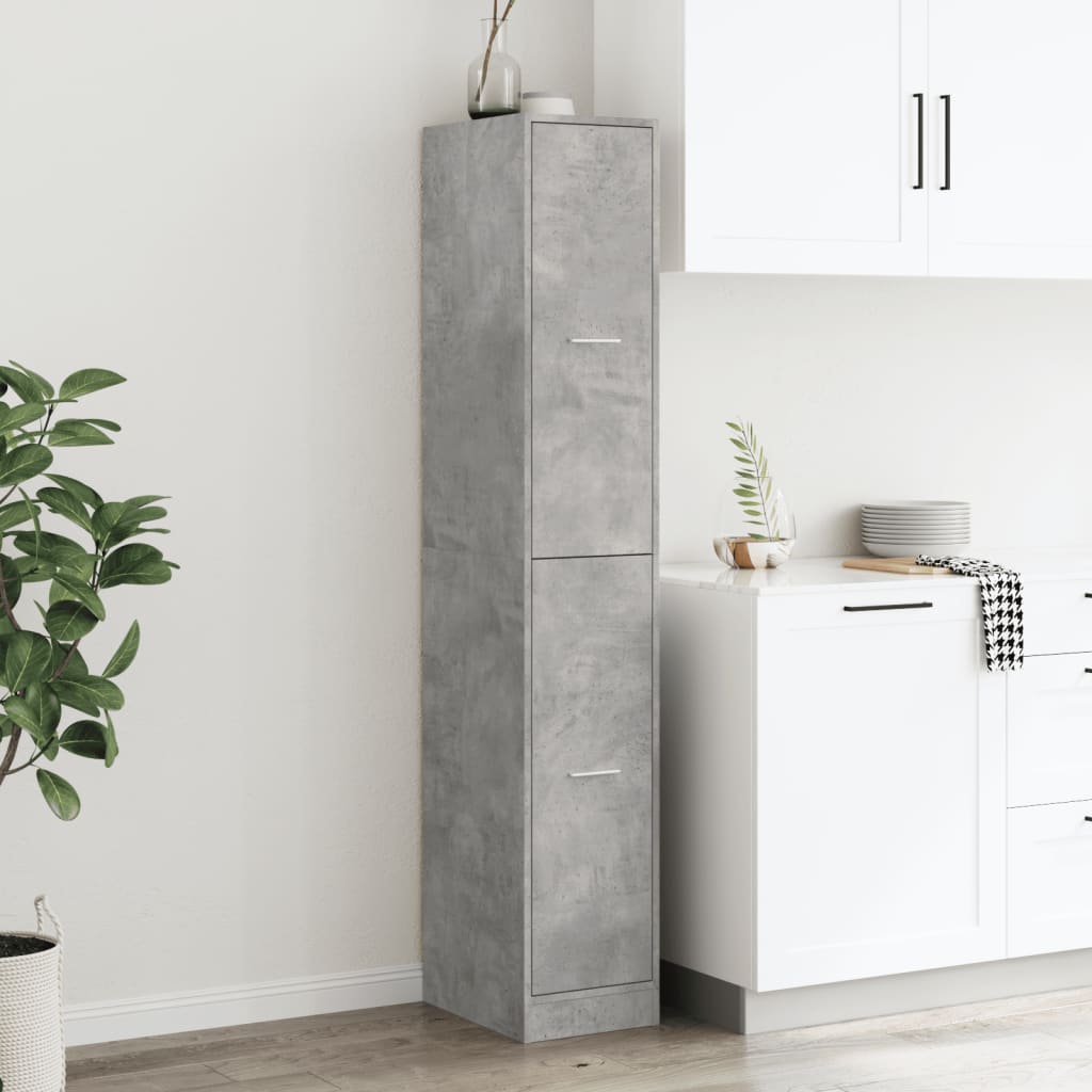 Apothecary Cabinet Concrete Grey 30x41x174.5 cm Engineered Wood - Bargainia.com - 8721158405852 - 3309630