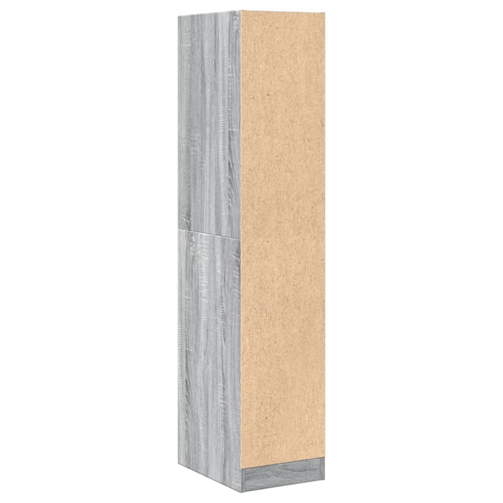 Apothecary Cabinet Grey Sonoma 30x41x144.5 cm Engineered Wood - Bargainia.com - 8721158399724 - 855174
