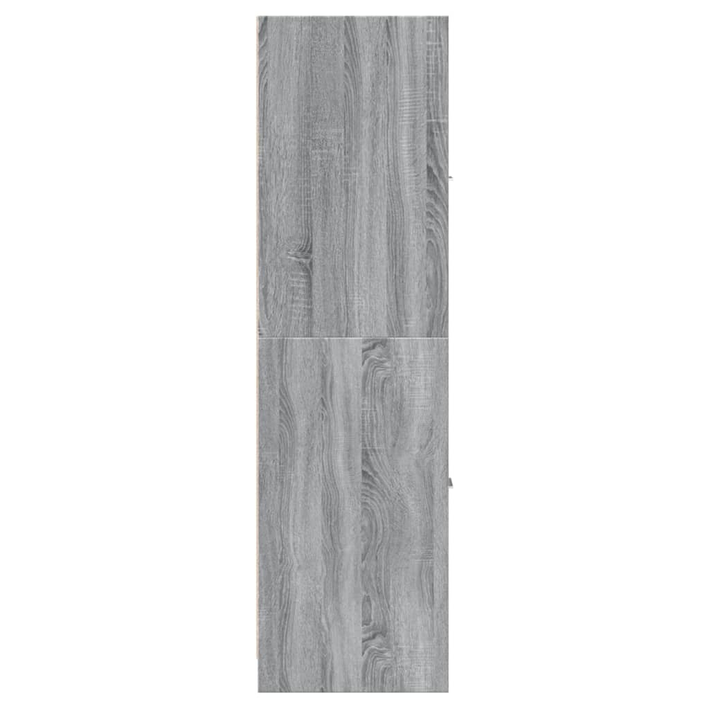 Apothecary Cabinet Grey Sonoma 30x41x144.5 cm Engineered Wood - Bargainia.com - 8721158399724 - 855174