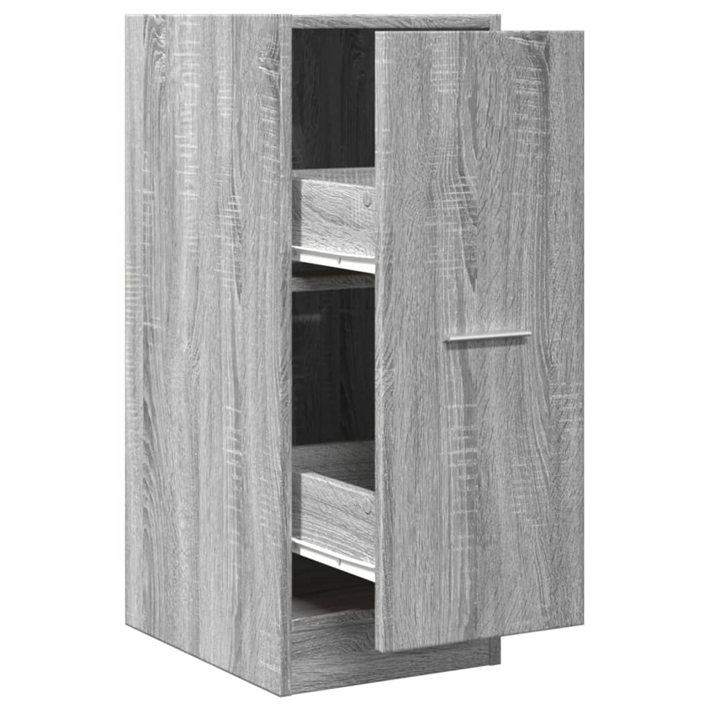 Apothecary Cabinet Grey Sonoma 30x41x77.5 cm Engineered Wood - Bargainia.com - 8721158399540 - 855156