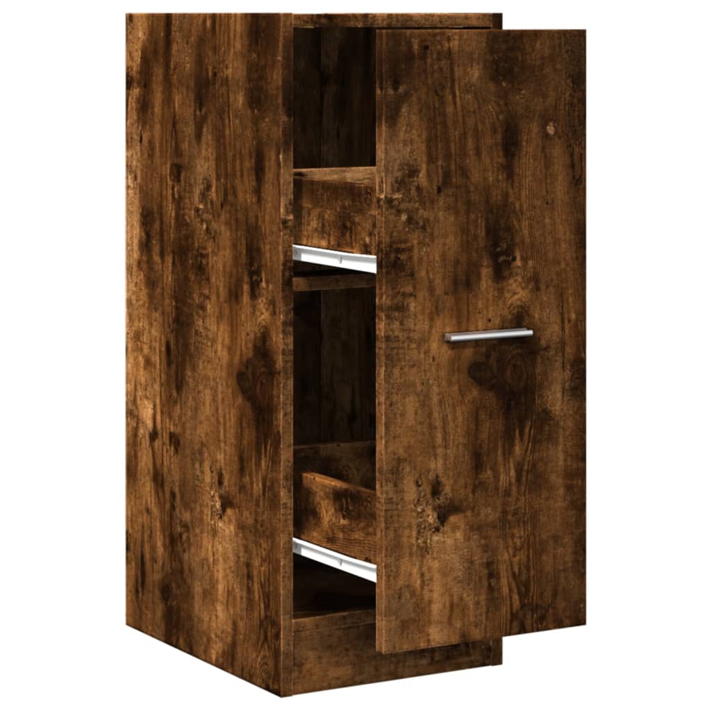 Apothecary Cabinet Smoked Oak 30x41x77.5 cm Engineered Wood - Bargainia.com - 8721158399533 - 855155
