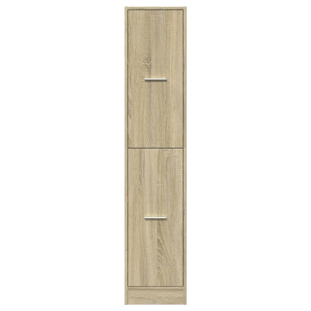 Apothecary Cabinet Sonoma Oak 30x41x144.5 cm Engineered Wood - Bargainia.com - 8721158399694 - 855171