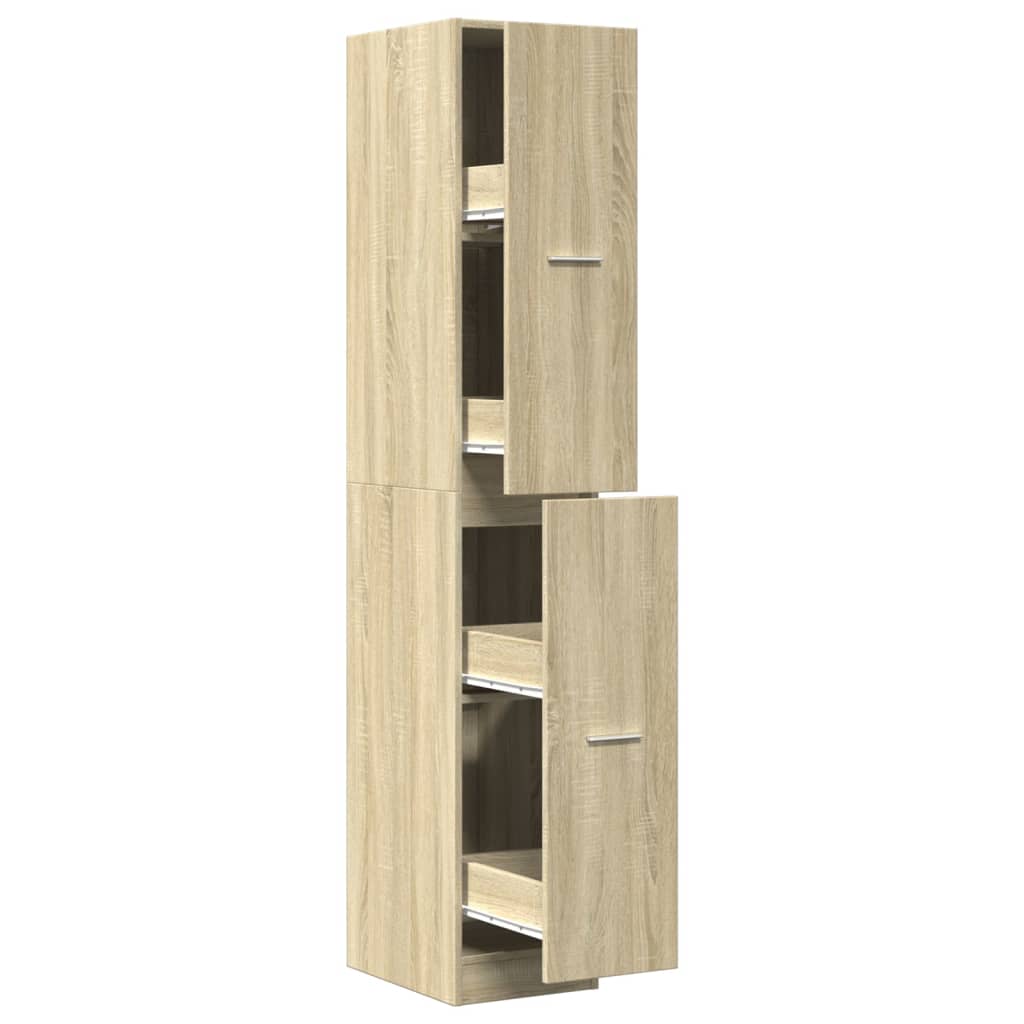 Apothecary Cabinet Sonoma Oak 30x41x174.5 cm Engineered Wood - Bargainia.com - 8721158405845 - 3309629