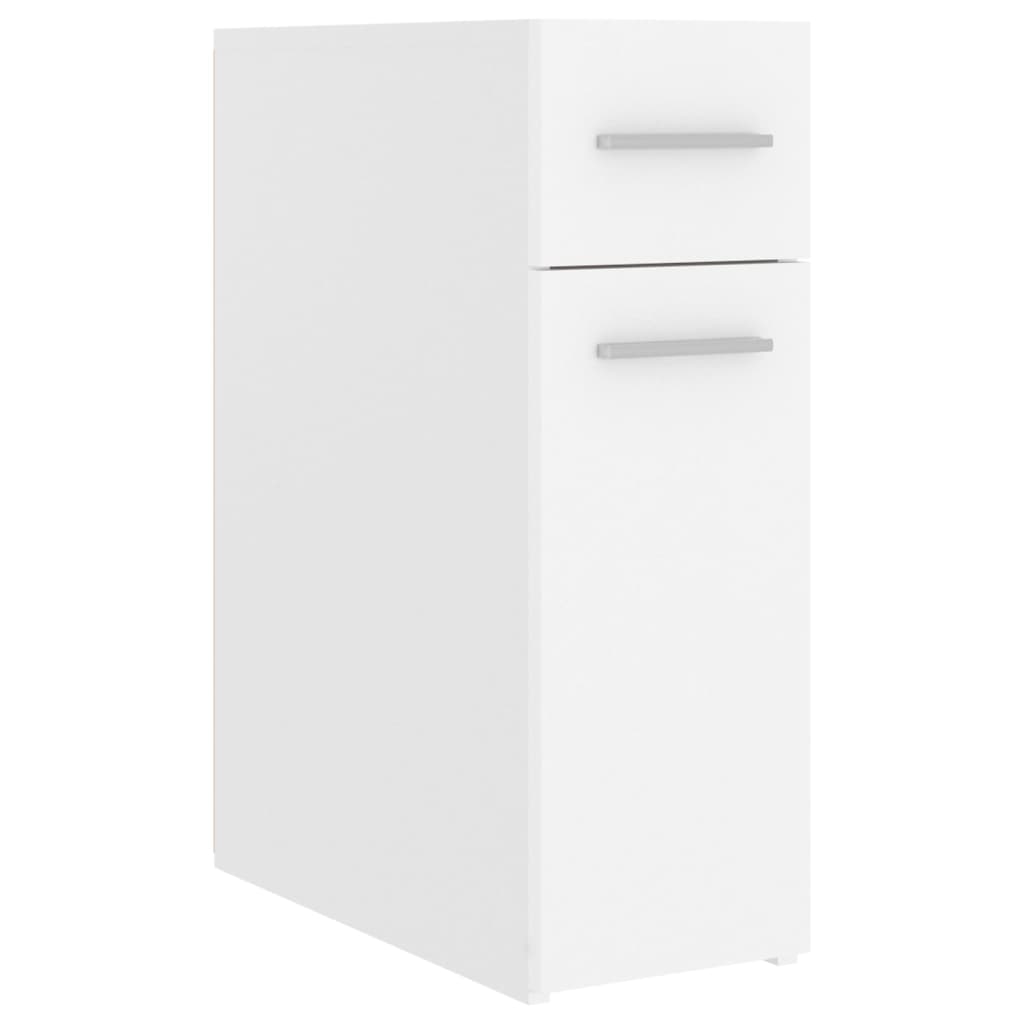 Apothecary Cabinet White 20x45.5x60 cm Engineered Wood - Bargainia.com - 8720286587324 - 804211