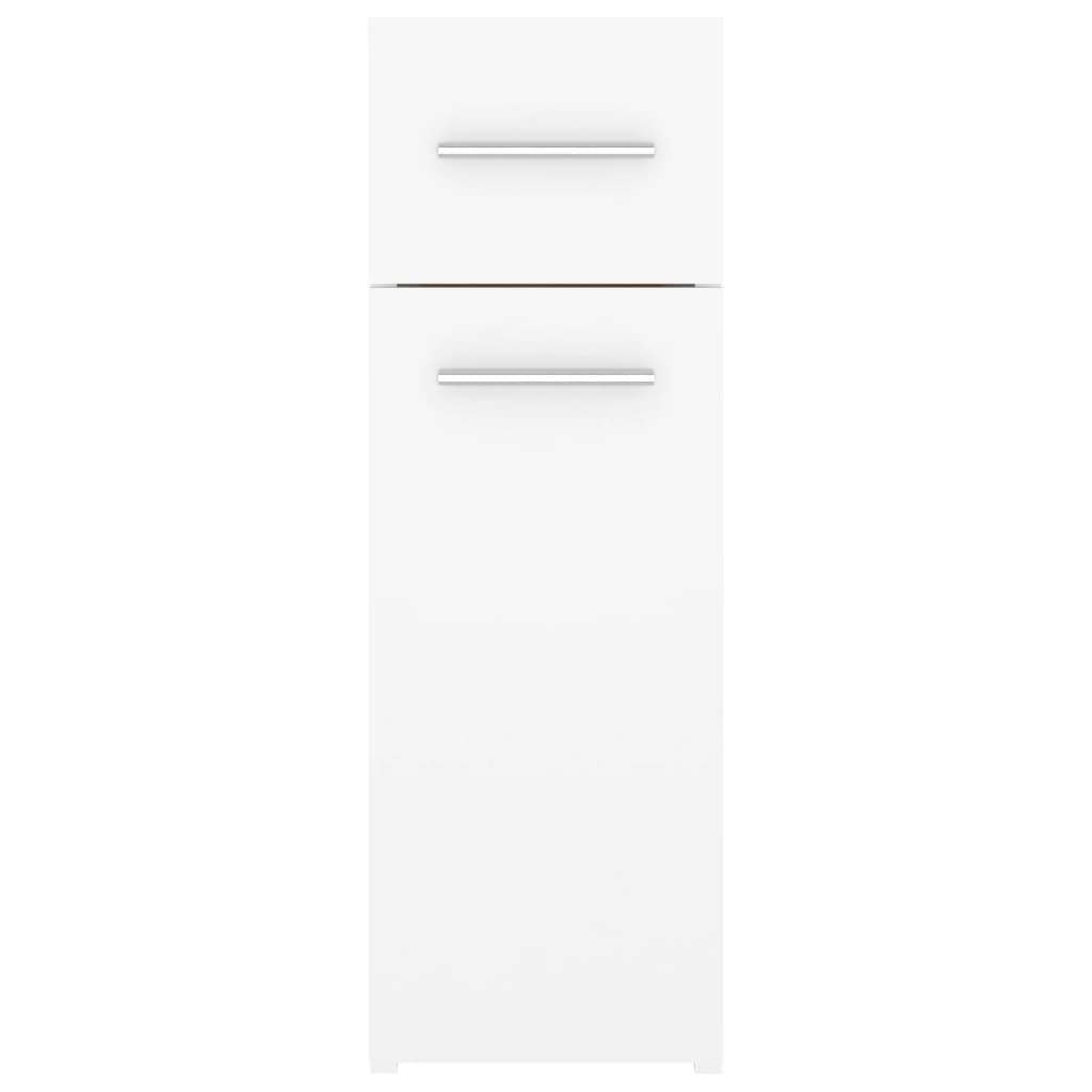 Apothecary Cabinet White 20x45.5x60 cm Engineered Wood - Bargainia.com - 8720286587324 - 804211
