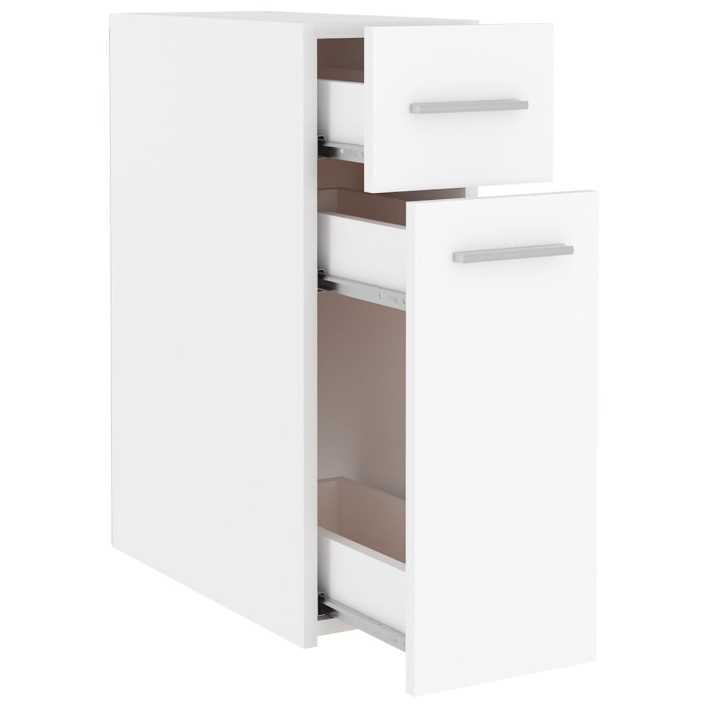 Apothecary Cabinet White 20x45.5x60 cm Engineered Wood - Bargainia.com - 8720286587324 - 804211