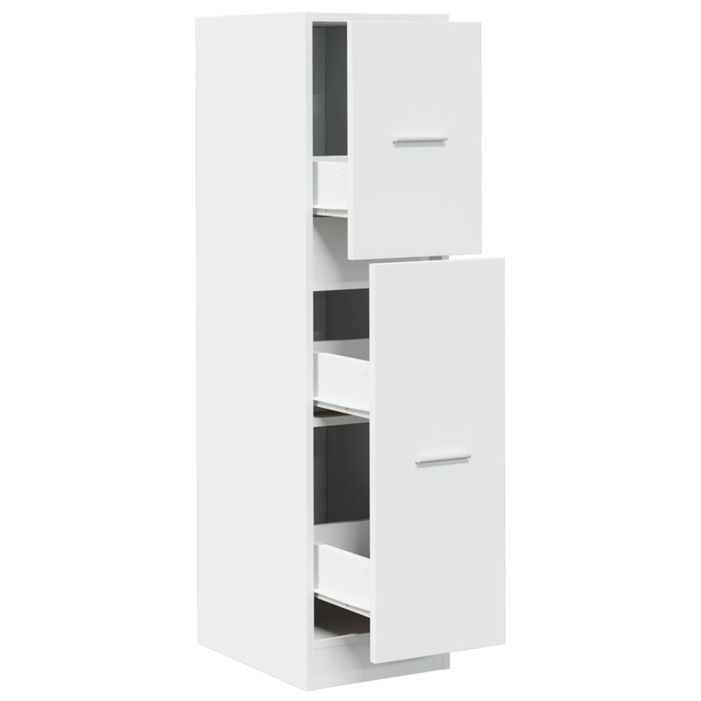 Apothecary Cabinet White 30x41x118 cm Engineered Wood - Bargainia.com - 8721158399588 - 855160