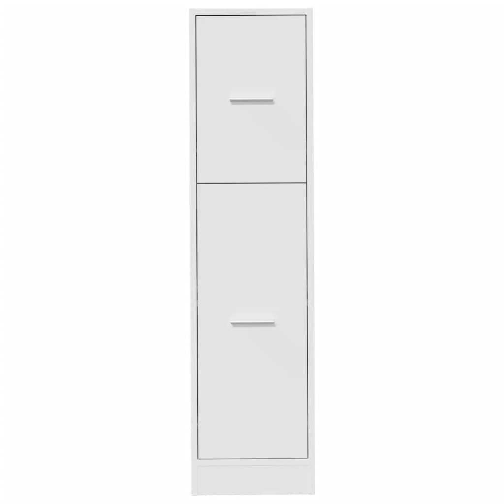 Apothecary Cabinet White 30x41x118 cm Engineered Wood - Bargainia.com - 8721158399588 - 855160