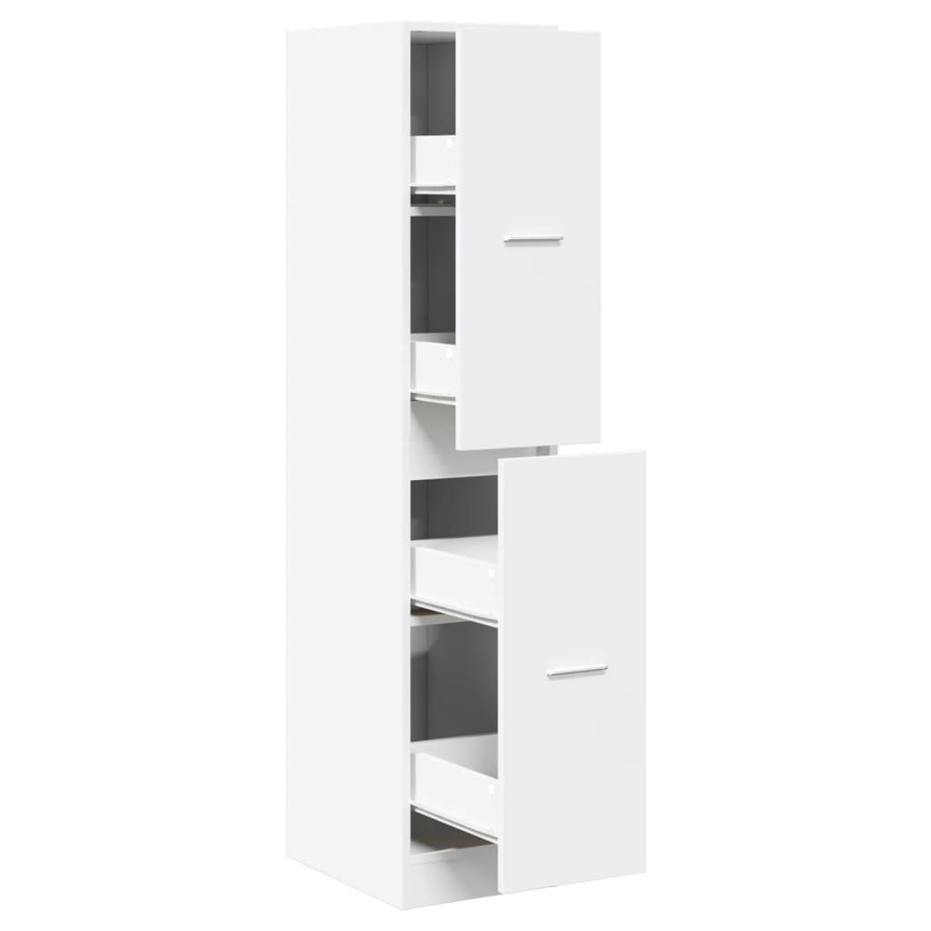 Apothecary Cabinet White 30x41x144.5 cm Engineered Wood - Bargainia.com - 8721158399670 - 855169