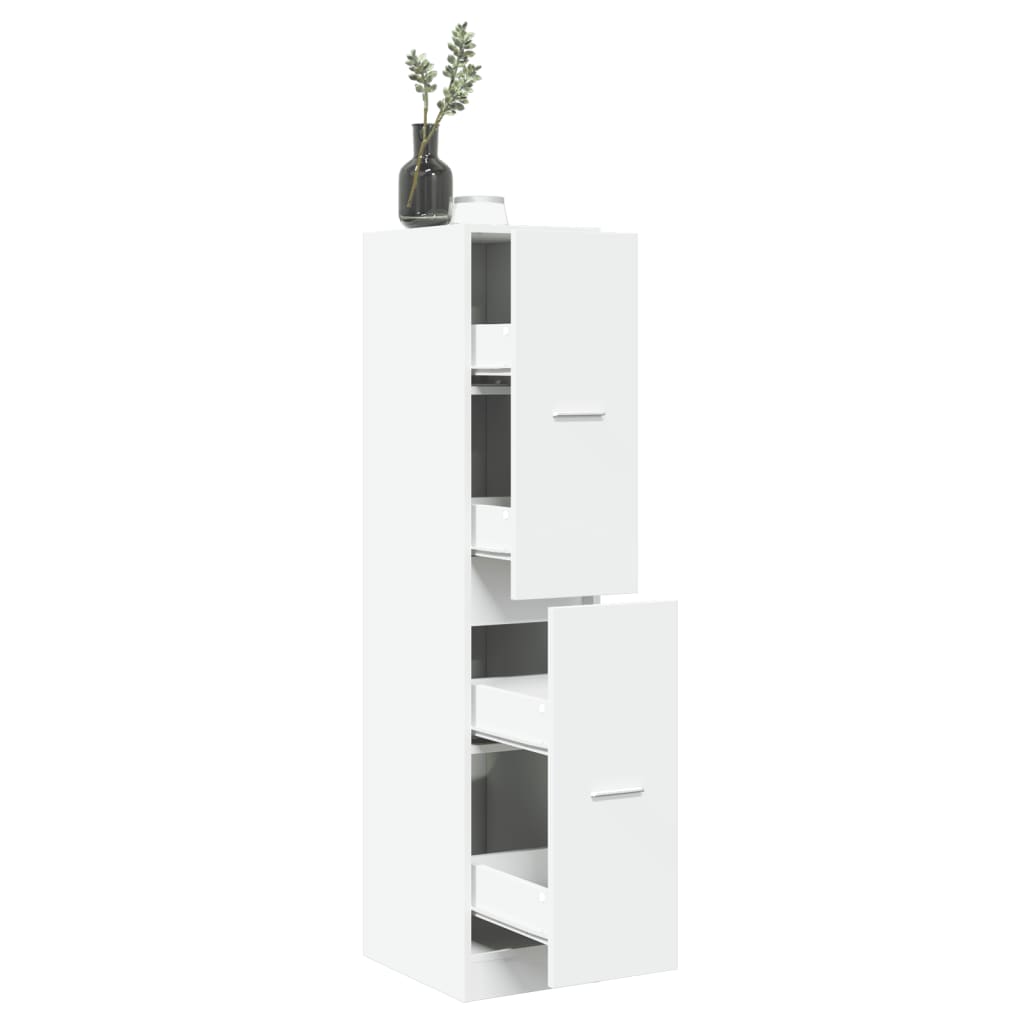Apothecary Cabinet White 30x41x144.5 cm Engineered Wood - Bargainia.com - 8721158399670 - 855169