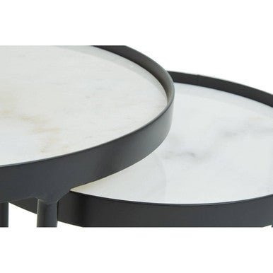 Arcana Set Of 2 Round Side Tables - Bargainia.com - 5018705484624
