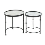 Arcana Set Of 2 Round Side Tables - Bargainia.com - 5018705484624