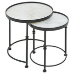 Arcana Set Of 2 Round Side Tables - Bargainia.com - 5018705484624