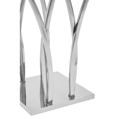 Arenza Black Marble And Silver Side Table - Bargainia.com - 5018705475820