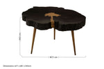 Asamra Black And Gold Coffee Table - Bargainia.com - 5018705451350