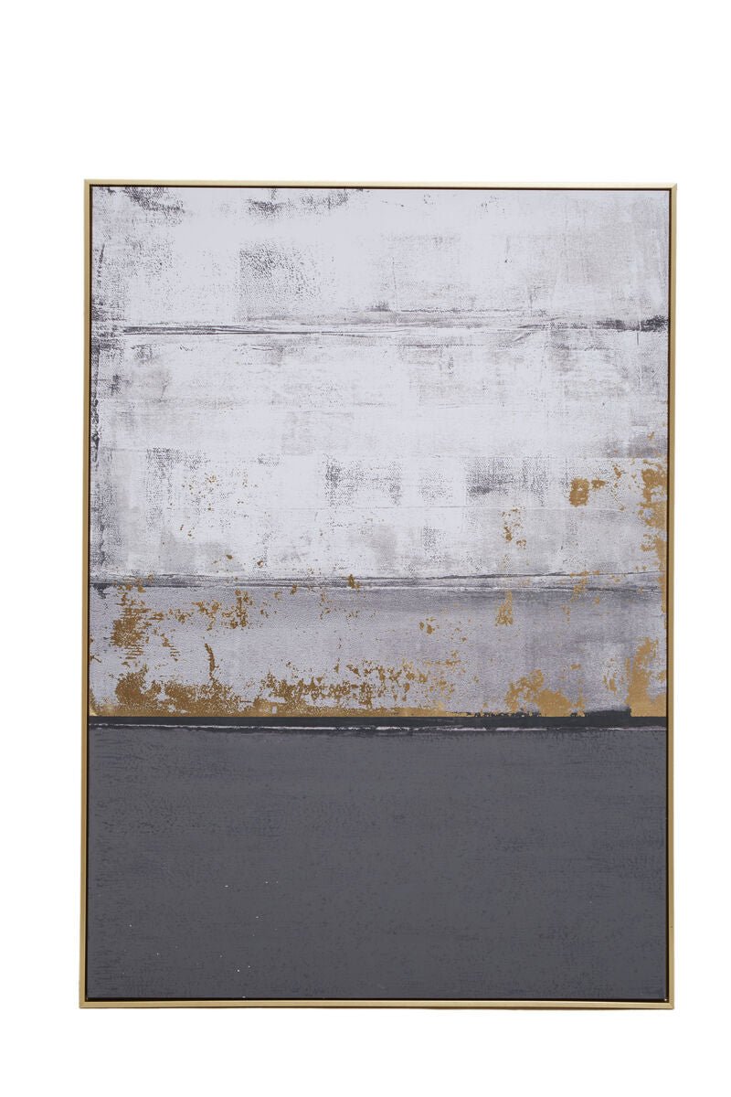 Astratto Grey and Gold Foil Wall Art - Bargainia.com - 5018705500416