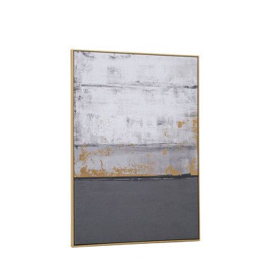 Astratto Grey and Gold Foil Wall Art - Bargainia.com - 5018705500416