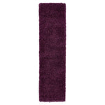 Aubergine Thick Shaggy Rug - California - Bargainia.com - 