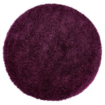 Aubergine Thick Shaggy Rug - California - Bargainia.com - 
