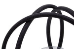 Aura Medium Matte Black Finish Candle Holder - Bargainia.com - 5018705483580
