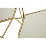 Avantis Set Of 2 Hexagonal Mirrored Top Side Tables - Bargainia.com - 5018705453545