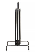 Avento Black Two Pocket Magazine Rack - Bargainia.com - 5018705978468