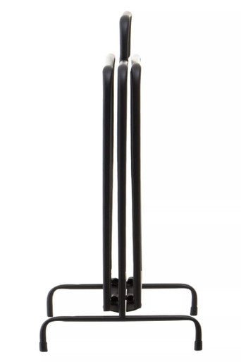 Avento Black Two Pocket Magazine Rack - Bargainia.com - 5018705978468