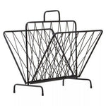 Avento Black Two Pocket Magazine Rack - Bargainia.com - 5018705978468