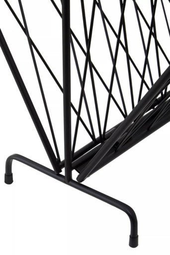 Avento Black Two Pocket Magazine Rack - Bargainia.com - 5018705978468