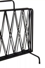 Avento Black Two Pocket Magazine Rack - Bargainia.com - 5018705978468