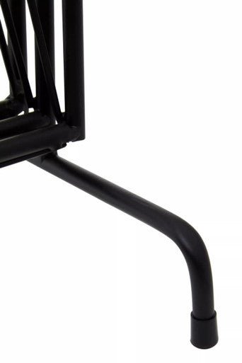 Avento Black Two Pocket Magazine Rack - Bargainia.com - 5018705978468