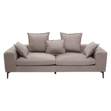Avignon 3 Seat Grey Sofa - Bargainia.com - 